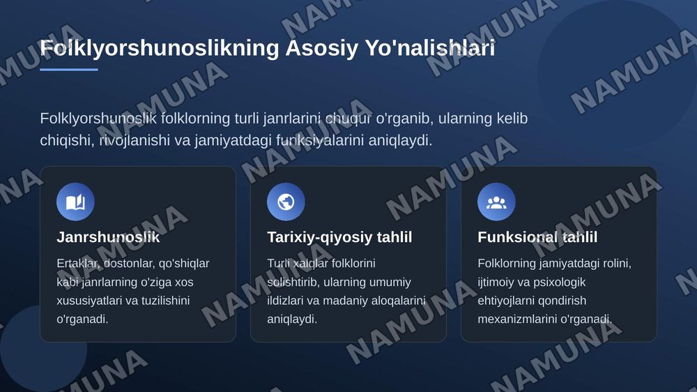 Folklyorshunoslik — zamonaviy taqdimot, 4-slayd