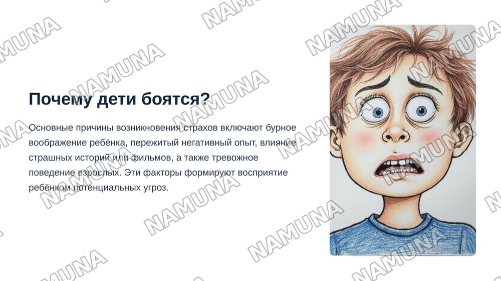 Детские страхи — zamonaviy taqdimot, 4-slayd