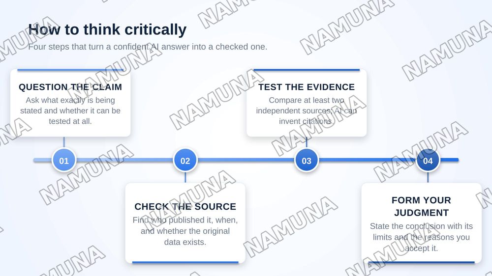 Critical Thinking in the AI Era — zamonaviy taqdimot, 5-slayd