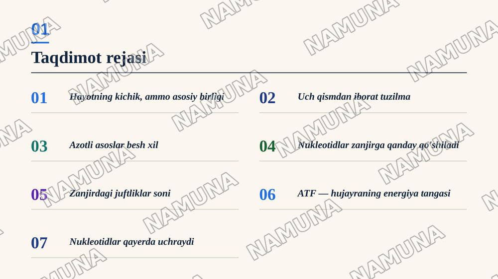 Nukleotidlar — zamonaviy taqdimot, 2-slayd