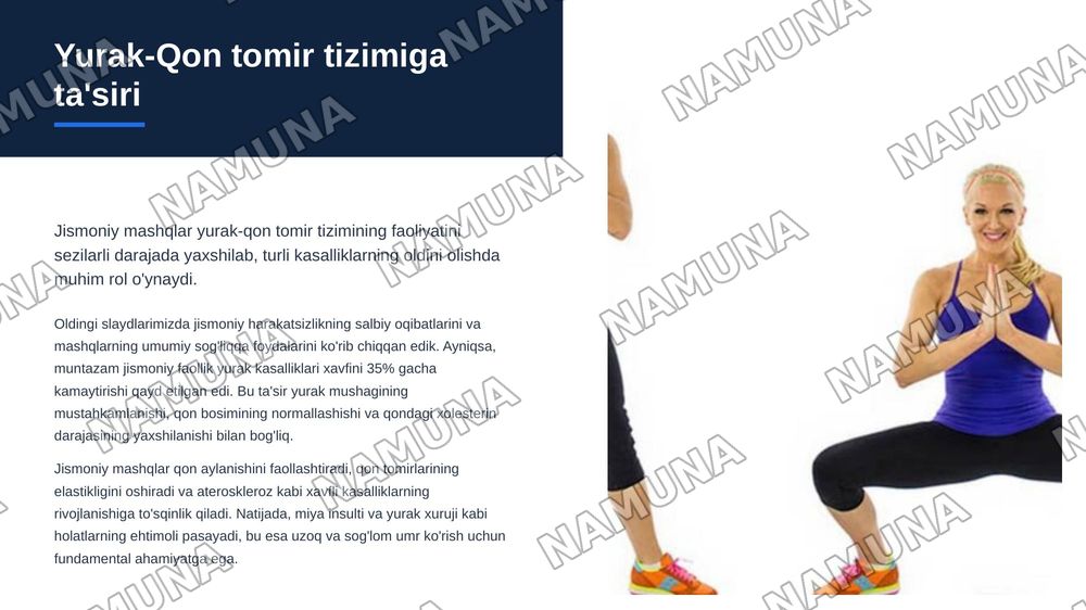 Jismoniy mashqlar — zamonaviy taqdimot, 7-slayd