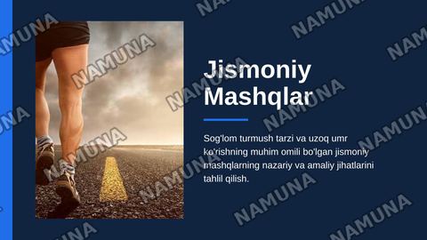Jismoniy mashqlar — zamonaviy taqdimot
