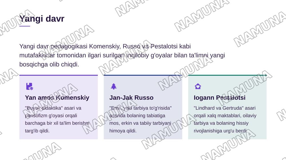 Pedagogik fikr taraqqiyoti va zamonaviy ta'lim paradigmalari — zamonaviy taqdimot, 6-slayd