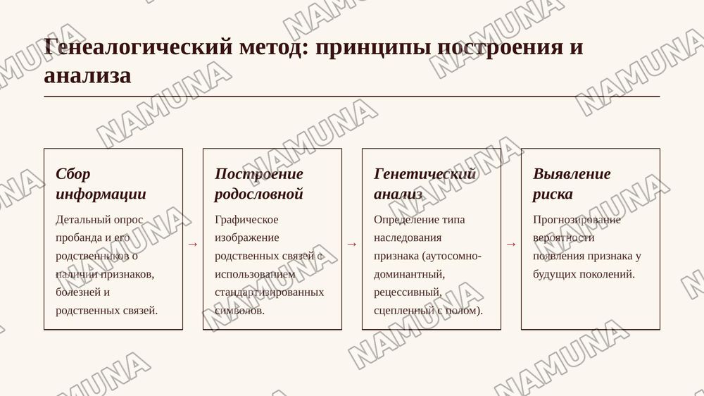 Методы изучения генетики человека: генеалогический,
П8 цитогенетический и близнецовый, дерматоглифика, популяционно-статистический, биохимический метод. — zamonaviy taqdimot, 5-slayd