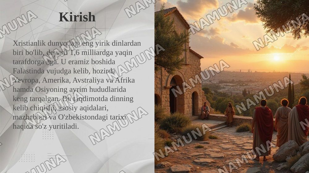 Xristianlik dinining vujudga kelishi va tarixiy taraqqiyoti — taqdimot, 3-slayd