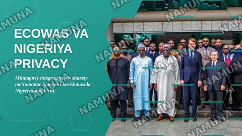 ECOWAS VA NIGERIA privacy — zamonaviy taqdimot