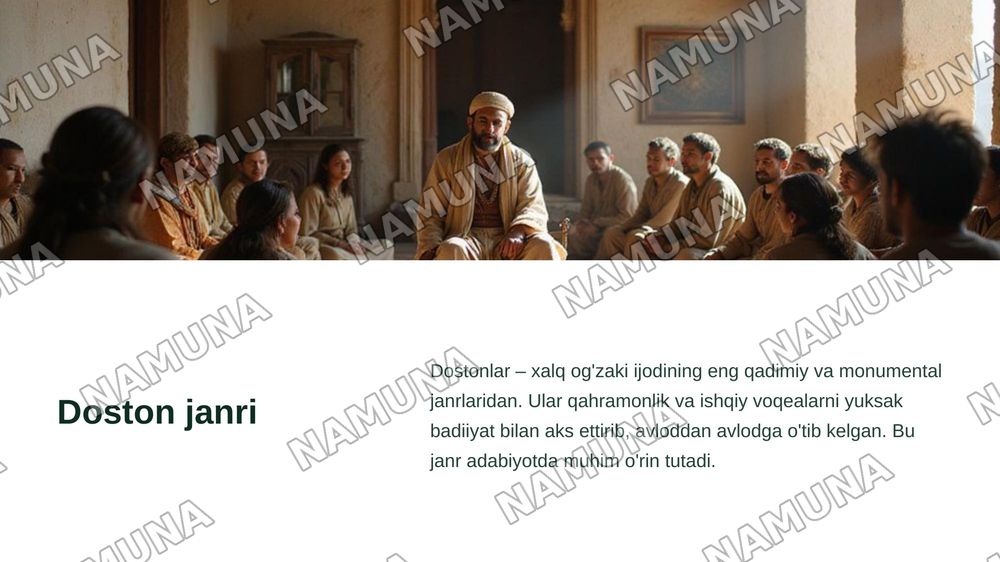 Qahramonlik dostonlari xususiyatlari ishqiy romanlik dostonlar tabiati. — zamonaviy taqdimot, 3-slayd