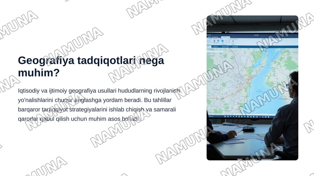 Iqtisodiy va ijtimoiy geografiyaning tadqiqot usullari. — zamonaviy taqdimot, 3-slayd