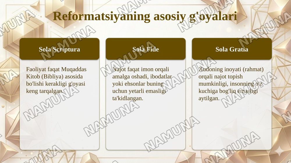 Nemis reformatsiyasi va uning g'oyaviy yetakchilari — taqdimot, 8-slayd