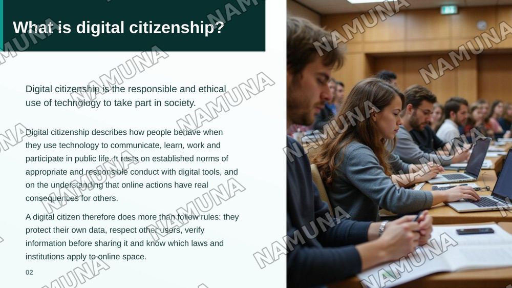 Digital Citizenship and Online Safety — zamonaviy taqdimot, 3-slayd