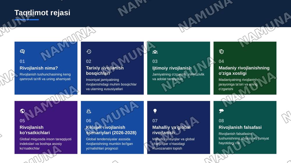 Rivojlanish falsafasi — zamonaviy taqdimot, 2-slayd
