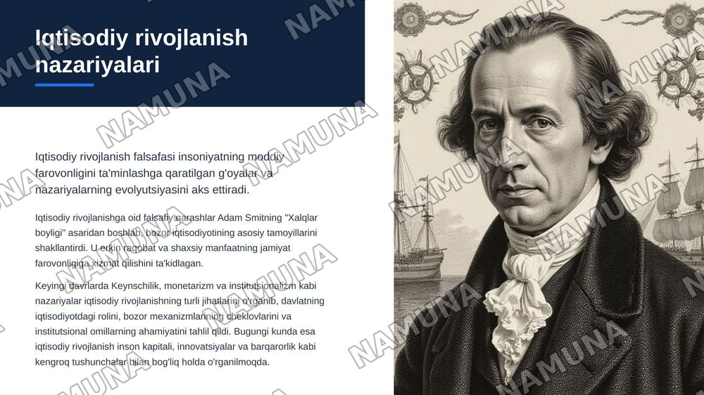 Rivojlanish falsafasi — zamonaviy taqdimot, 7-slayd