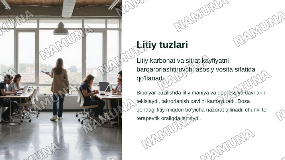 Noorganik brikmalarning tibbiyotda dori vositalari sifatida qo'llanilishi — zamonaviy taqdimot, 6-slayd