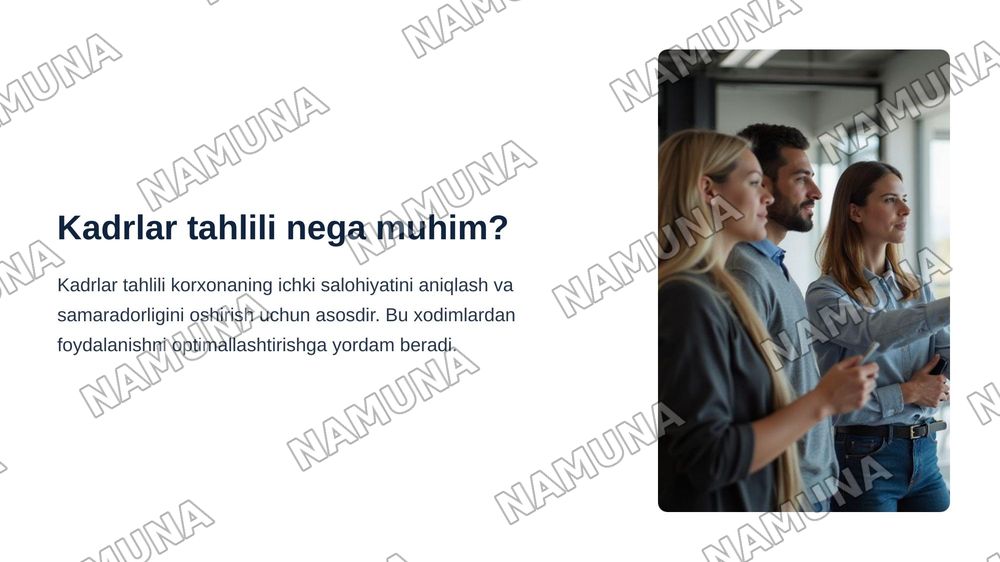 Korxonada kadrlar tarkibi va mehnat resurslaridan foydalanishni tahlil qilish, mehnat unumdorligi va mehnatga haq to‘lash ko‘rsatkichlarini amaliy misollar asosida hisoblash va baholash.] — zamonaviy taqdimot, 3-slayd
