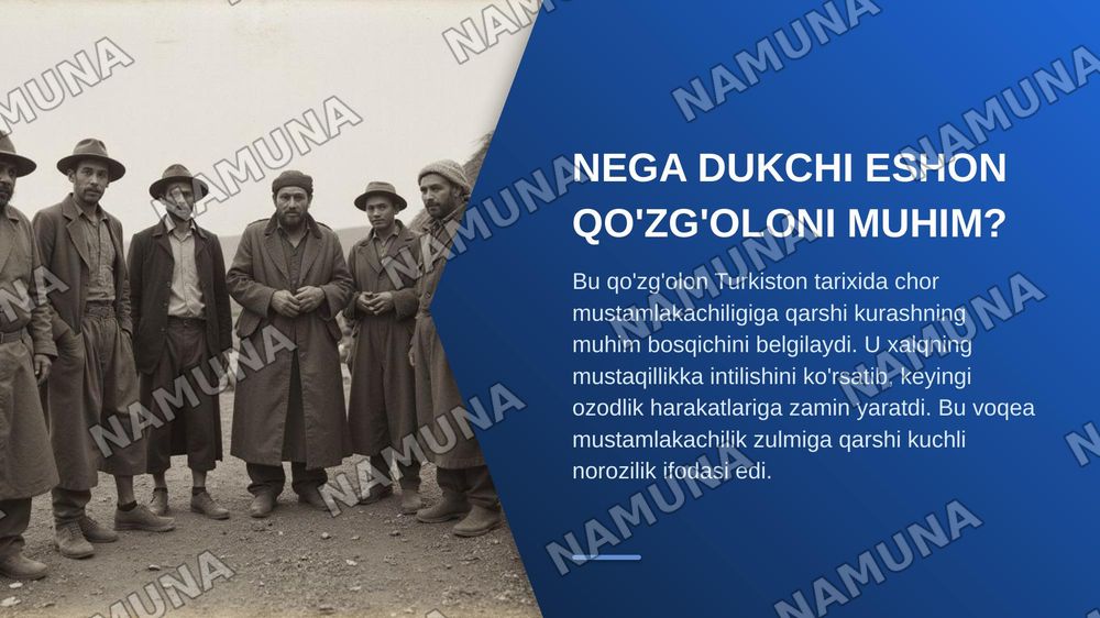 Dukchi eshon quzg'oloni — zamonaviy taqdimot, 3-slayd