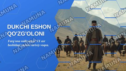 Dukchi eshon quzg'oloni — zamonaviy taqdimot