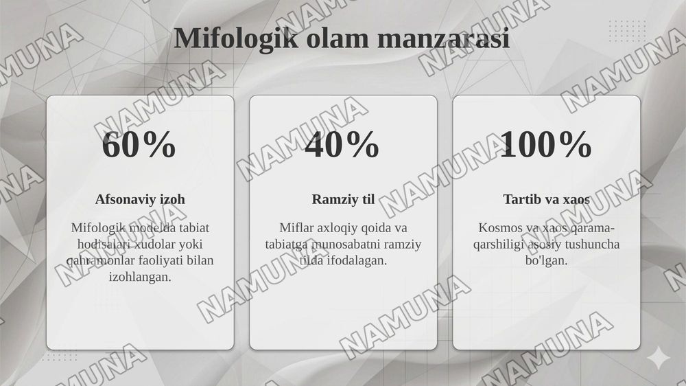 Olam manzarasi va uning tarixiy turlari — taqdimot, 8-slayd