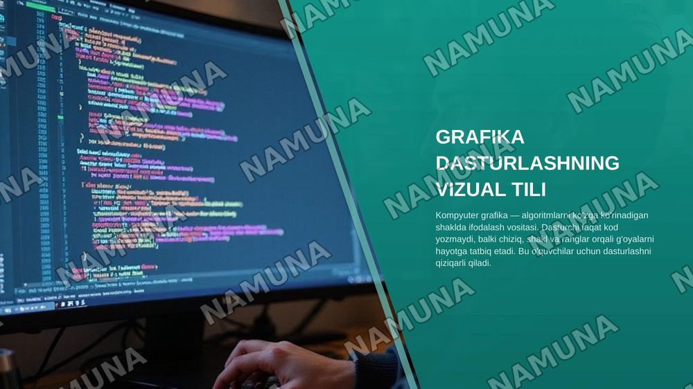 PASCALABC, DEV-C++, PYTHON DASTURLASH TILLARIDA GRAFIKA — zamonaviy taqdimot, 3-slayd