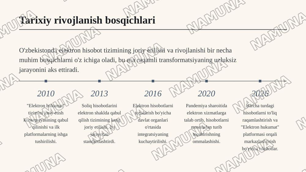 Hisobotlarni elektron korinishda topshirish zarurligi,joriy etilishi va meyoriy huquqlar asoslari — zamonaviy taqdimot, 5-slayd