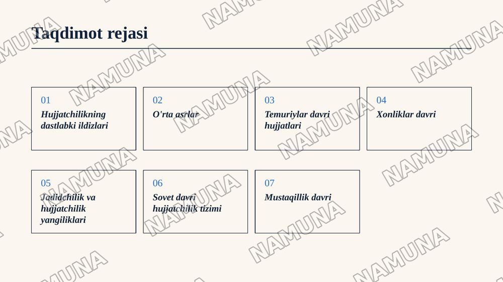 O'zbek hujjatchiligining shakllanishi va tarixiy taraqqiyot bosqichlari — zamonaviy taqdimot, 2-slayd
