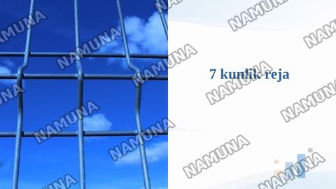 7 kunlik reja — taqdimot