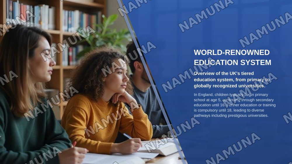 The United kingdom's education, customs and traditions, mass media, economy and sport — zamonaviy taqdimot, 3-slayd