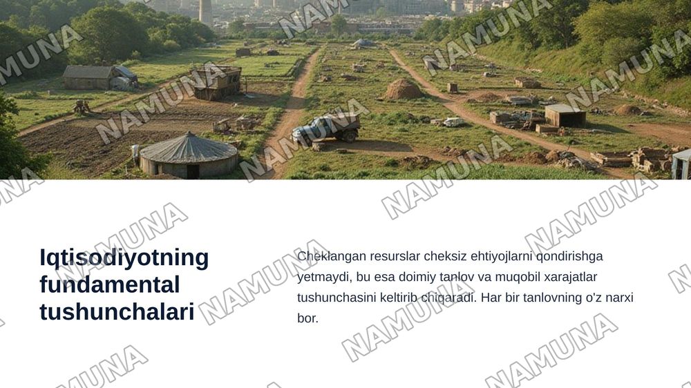 Iqtisodiyot nazariyasi — zamonaviy taqdimot, 4-slayd