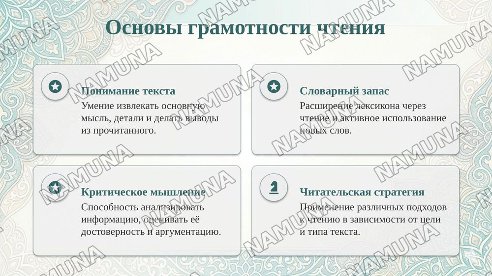 Подготовка разработки урока на основе требований, предъявляемых к урокам грамотности чтения — taqdimot, 4-slayd