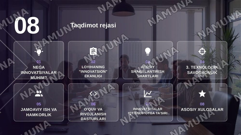 2.Inovatsiyalarni boshlash zamonaviy loyiha menijirini shakillantirish shartlari — zamonaviy taqdimot, 2-slayd