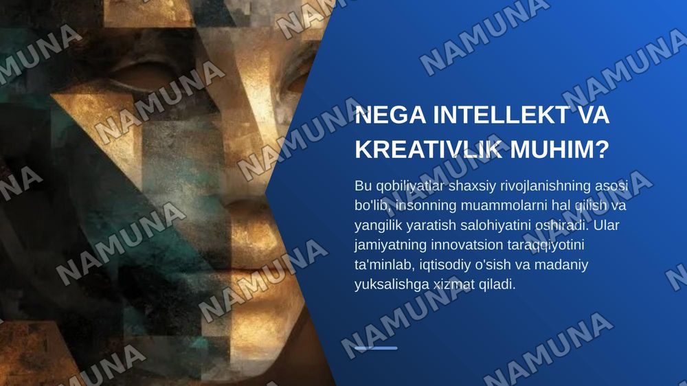 Intellekt va kreatinlik nazariyalari — zamonaviy taqdimot, 3-slayd
