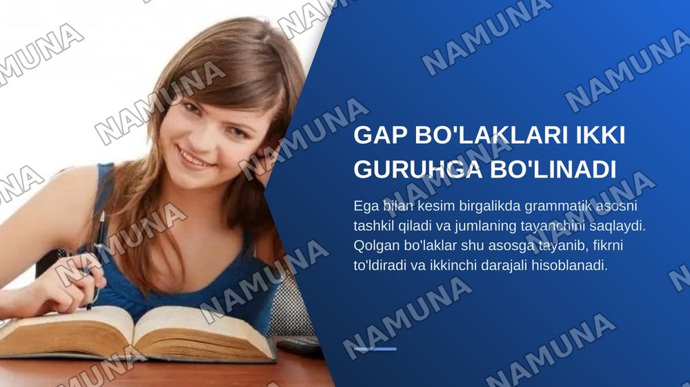 sintaktik tahlil: jumla tarkibi va gap bolaklarining vazifalari — zamonaviy taqdimot, 4-slayd