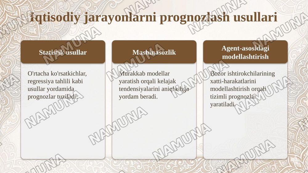 Iqtisodiy muammolarni hal qilish uchun zamonaviy dasturlash tillaridan foydalanish — taqdimot, 7-slayd