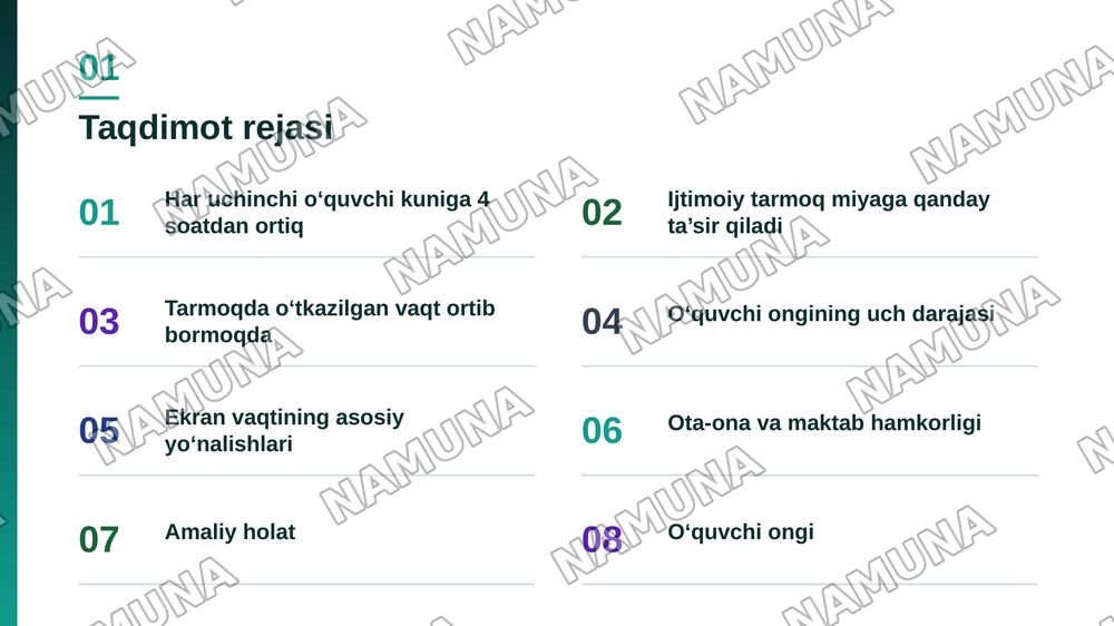 Internet va ijtimoiy tarmoqlarning o‘quvchilar ongiga psixologik ta‘siri — zamonaviy taqdimot, 2-slayd