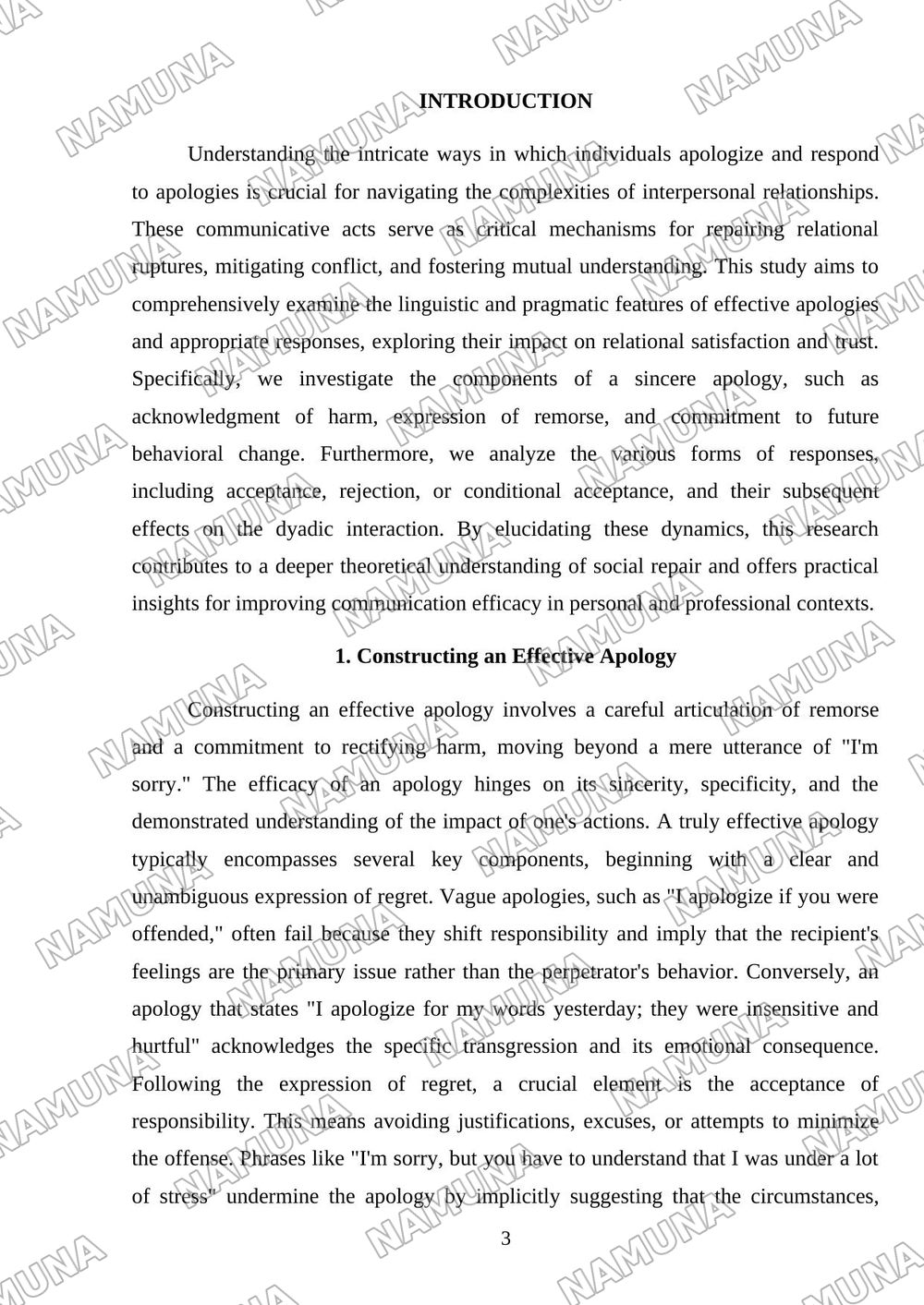 Apologizing and Responding to Apologies — mustaqil ish, 3-varaq