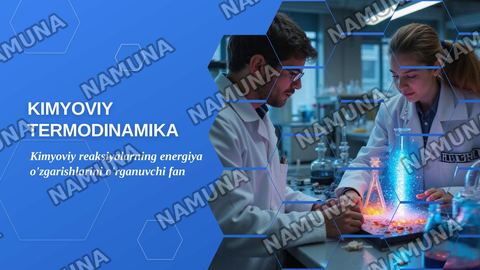 Kimyoviy termodinamika — zamonaviy taqdimot