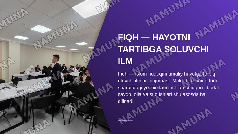 Islom fiqh maktablari — zamonaviy taqdimot, 3-slayd