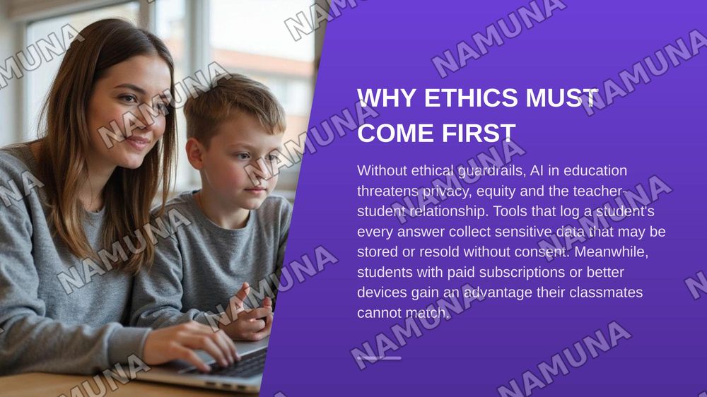 Professional Ethics in AI-assisted Education — zamonaviy taqdimot, 4-slayd