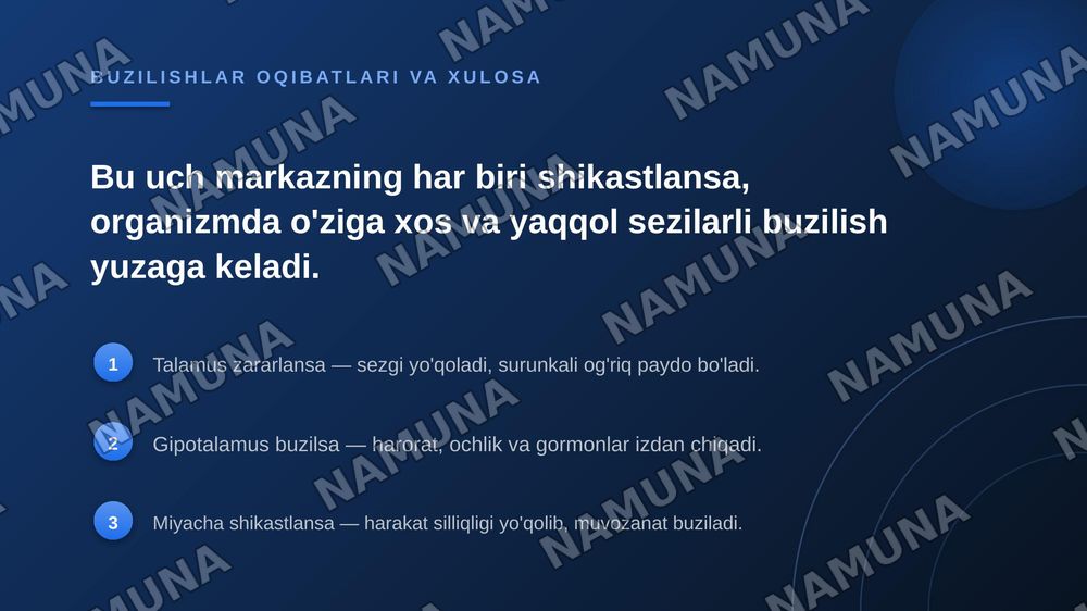 Oraliq miya va miyacha fiziologiyasi — zamonaviy taqdimot, 7-slayd