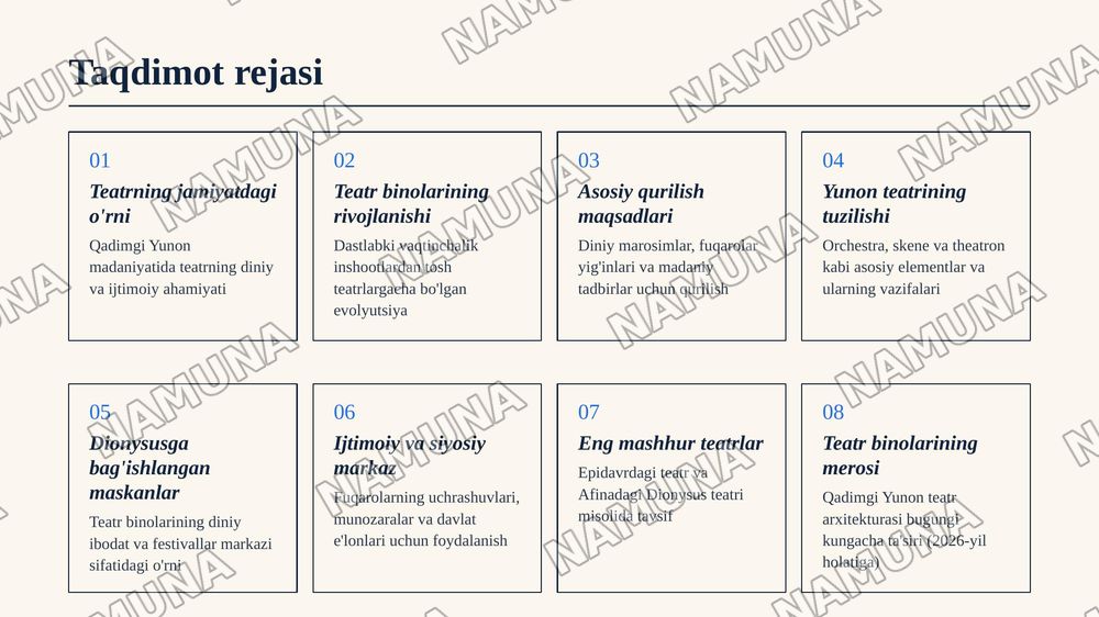 Qadimgi Yunonistonda teatr binolari qanday maqsadlarda qurilgan va tavsif — zamonaviy taqdimot, 2-slayd