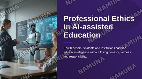 Professional Ethics in AI-assisted Education — zamonaviy taqdimot