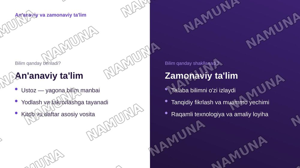 Ta'lim, jamiyat va madaniyat — zamonaviy taqdimot, 8-slayd