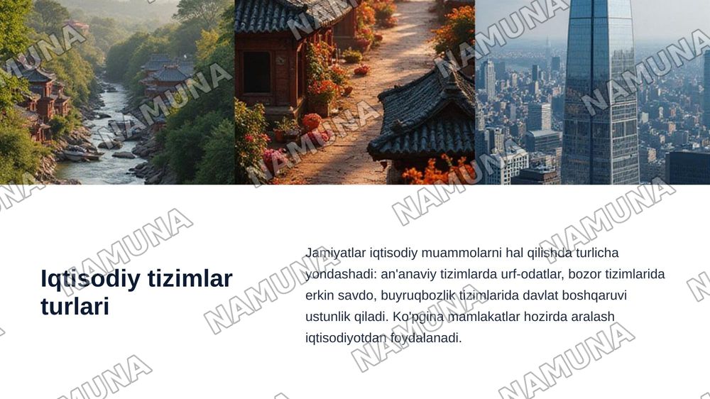 Iqtisodiyot — zamonaviy taqdimot, 6-slayd