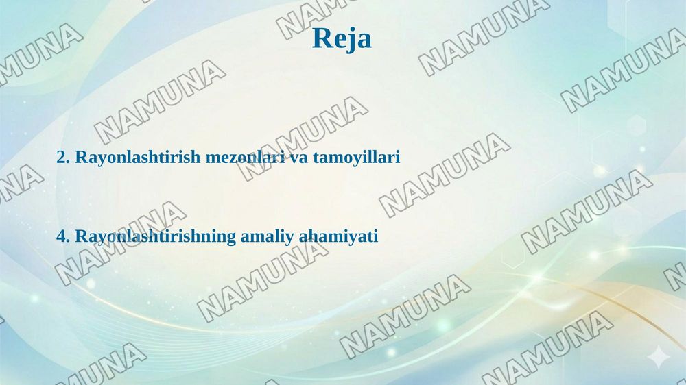 Oʻrta Osiyoni tabiiy geografik rayonlashtirish — taqdimot, 2-slayd
