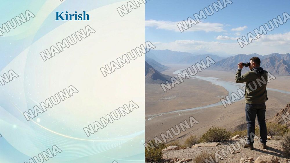 Oʻrta Osiyoni tabiiy geografik rayonlashtirish — taqdimot, 3-slayd