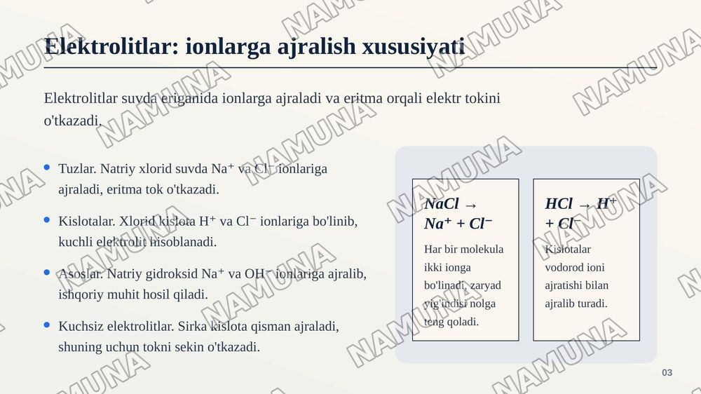 Di elektrolitlar va eliktrolitlar — zamonaviy taqdimot, 4-slayd