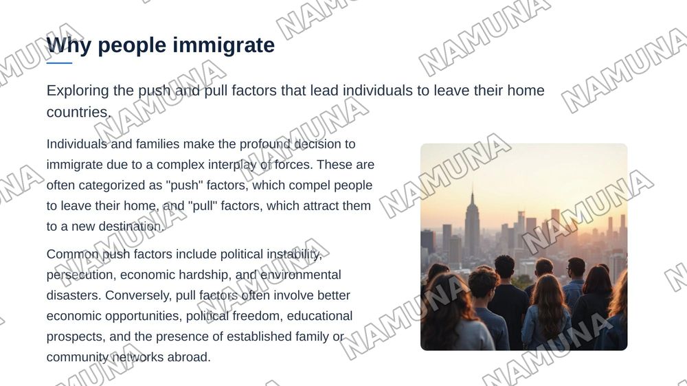 Immigration stories — zamonaviy taqdimot, 3-slayd