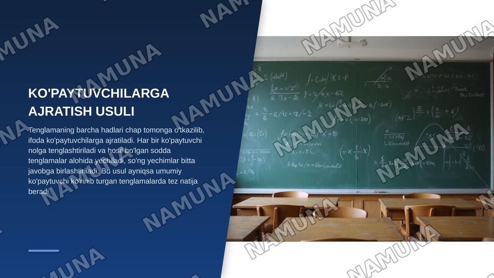 Trigonometrik tenglamalarni yechishning asosiy usullari — zamonaviy taqdimot, 8-slayd