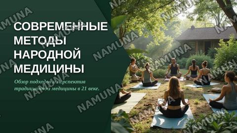 Современные методы народной медицины — zamonaviy taqdimot