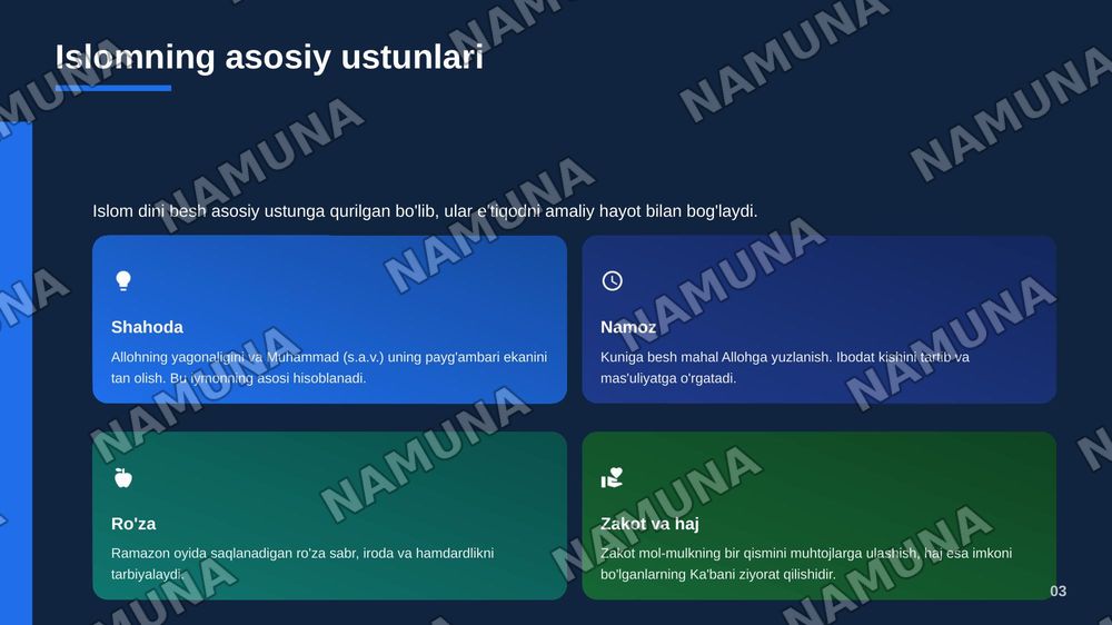Islom dini va unga kirish — zamonaviy taqdimot, 4-slayd