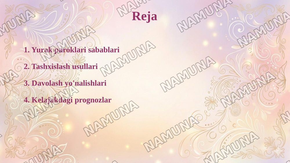 Neonatal chaqaloqlarda yurak paroklari ( Oq paroklari) — taqdimot, 2-slayd